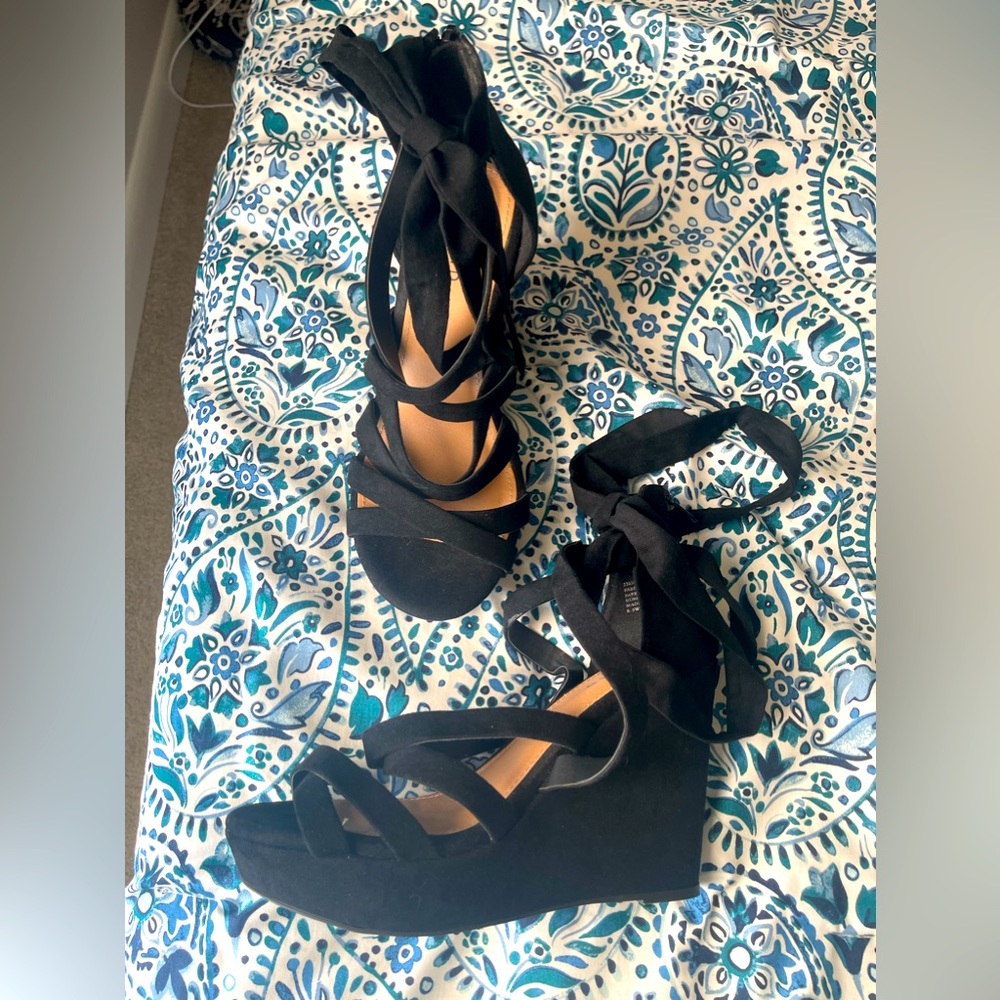 Torrid Lace Up Wedge